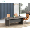 LIyu Mesa De Oficina Conferencias Modern Simple Boardroom Conference Wood Office Furniture Meeting Conference Table