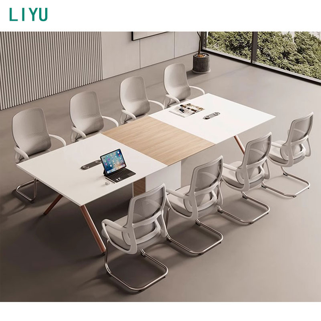 Liyu Factory Price Integration Multifunctional Office Meeting Table Conference Room Desk Company Meeting House Table