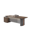 Liyu Customized Office Desks CEO Furniture Wooden Luxury L Shaped Table Furniture Office Executive Table