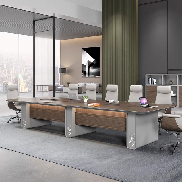 Liyu China Factory Price High Quality Modern Boardroom Tables Office Furniture Conference Room Desk Board Room Table