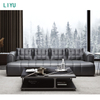 Liyu Office Furniture Italian Design Living Room Large Corner Sofa Set Minimalist Large-Sized for Villa Apartment Workshop