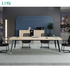 Liyu Factory Modular Wooden Furniture Office Desk Conference Meeting Table