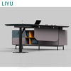 Liyu High Quality Luxury Direct Deal Commercial Furniture Modern Desk Desktops Boss Table Manager Supervisor Adjustable Desks