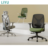 Liyu Wholesale Comfortable Factory Price Black Office Chair Ergonomic Adjustable Swivel Modern Design Mesh Chair Sillas De Oficina