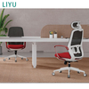 Liyu Factory Design High Back Ergonomic Office Furniture Chairs Executive Black Office Chair Sillas De Oficina Adjustable Height