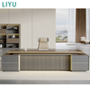 Liyu Furniture Modern L-Shape Executive Boss Office Desk on Sale Executive Modern Desk