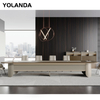 Liyu Modern Large Wood Conference Table for 12 People for Office Or School Meetings Fashionable Office Furniture