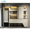Liyu Modern Luxury Executive Office Desk High-End Melamine Wooden Desk for Boss or CEO for Office Building Use
