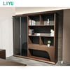 Liyu Furniture Hot Sale Good Reputation Latest Large Luxurious Office Table Chief Officer Desk