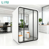 Liyu Modern Office Meeting Pod Space Saving Collaboration Booth with Acoustic Panels & Air Conditioning