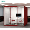 Liyu Customized Modern Acoustical Office Pods for Indoor Meetings Phone Booths Hotels Schools Hospitals Villas