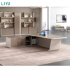 Liyu Office Furniture High Tech Executive Desks Boss L Shaped Manager CEO Office Table