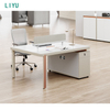 Liyu Furniture Economical Custom Design Excellent Desk Quality Modern Staff Work Station And Chair Combination Office Table Office Partition