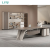 Liyu Mobilier De Bureau New Arrival Wooden Office Table Furniture Modern Luxury Executive Office Desks