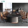 Liyu Modern Fashion Large Conference Table Long Meeting Desk for 8 10 12 People Office Meeting Room Furniture
