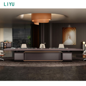 Liyu Modern Rectangular Conference Table Personalized Office Furniture for Home Hotel Office Building Use meeting desk