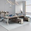 Liyu Supplies Work Desks Organizer Modern Classy Home Modular Workstation Luxury Executive Office Table