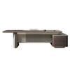 Liyu Boss Office Table And Chair Combination Simple Modern Luxury Chairman's Desk GuangDong Office Furniture factory