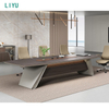Liyu Office Furniture Customized Length Width Multi Person Practical Minimalist Meeting Conference Table