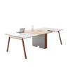 Liyu Modern Large Modular Conference Table for Home School Office Meeting Room Fashionable Wooden Material for 4 8 10 12 People