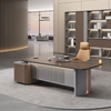 Liyu Customized Office Desks CEO Furniture Wooden Luxury L Shaped Table Furniture Office Executive Table