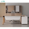 Liyu Mobilier De Bureau Hot Sale White Color Modern Wood Table Small Home White Office Furniture Desk