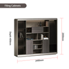 Liyu Commercial Furniture Fashion Luxury Manager Boss Ceo Business L Shape Business Executive Office Desk Table
