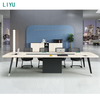 Liyu Factory Modular Wooden Furniture Office Desk Conference Meeting Table