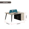 Liyu Commercial System Computer Desk Work Station Furniture Wooden Table Office Furniture
