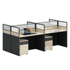 Liyu Cubicles Commercial System Computer Desk Work Station Furniture Wooden Table Office Partition
