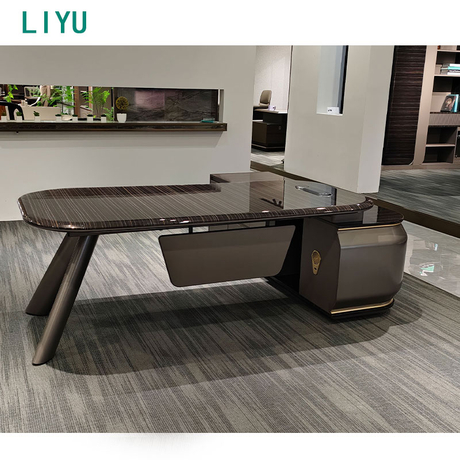 Liyu Meubles De Bureau Executive Office Furniture Wooden High Quality Manager Desk Modern Executive CEO Office Desk