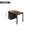 Liyu Commercial Office Furniture Modern Workstation Screens Solid Wood Office Desk