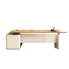 Liyu High End L-shaped Desk with Big Storage Office Furniture Executive Desk for CEO