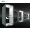 Liyu Factory Wholesale Customizable Modern Acoustic Office Working Pods Height Adjustable Desk Easy Removable