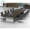 Liyu Furniture Modern Meeting Room Conference Desk Design Luxury Big Office Boardroom Table