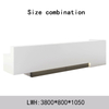 Liyu High End Modern Luxurious Office Building Furniture Large Front Desk Salon SPA Beauty Lobby Welcome Reception Desk