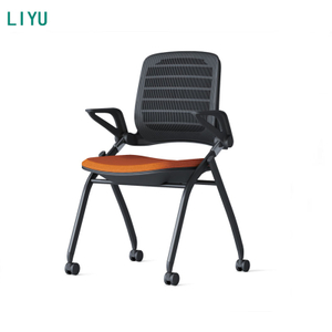 Liyu Modern School Student Chair/Training Chair with Writing Pad Training Furniture