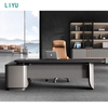Liyu Modern Furniture High-tech Modern CEO Boss Executive Table Office Computer Desk Design Executive Desk Modern L-Shaped Desk