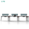 Liyu Foshan Office Desk with Shelves Office Furniture Home Table Workstation call center cubicles