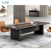 Liyu Office Furniture Modern Design Big Fancy And Heavy Duty Large Seater Conference Table Modern Design Meeting Desk