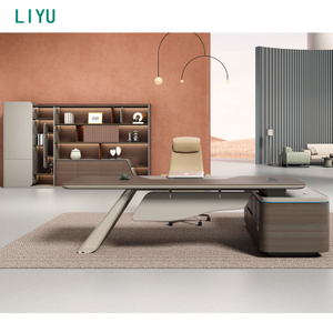 Liyu Despacho Professional Modern Design Desk Set Office Table Furniture for Hospital