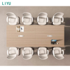 Liyu New Model Table Wood Luxury Paint Baking Veneer Microphone Meeting Conference Table for Boardroom