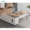 Liyu Mobilier De Bureau Hot Sale White Color Modern Wood Table Small Home White Office Furniture Desk