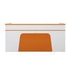 Liyu Modern Design Wood MDF Panel Front Table Reception Desk for Hotels Offices Bars Living Rooms Workshops
