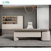 Liyu Modern Office Furniture Table Executive Ceo Office Desk with Sub-cabinet