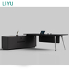 Liyu Ceo Tables Office Furniture L Shape Desks Computer Table De Bureau Business Melamine Manager Executive Office Desks