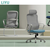 Liyu Swivel Black Mesh Back Ergonomic Office Chair High Back with Adjustable Headrest for Staff And CEO Work Chair Sillas De Oficina