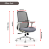 Liyu Ergonomic Mesh Chair Comfortable Home Office & Gaming Staff Computer Seat with Adjustable Headrest Sedentary Boss Chair