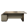 Liyu Modern Luxury Executive Office Desk High-End Melamine Wooden Desk for Boss or CEO for Office Building Use