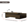 Liyu Furniture Hot Sale Good Reputation Latest Large Luxurious Office Table Chief Officer Desk